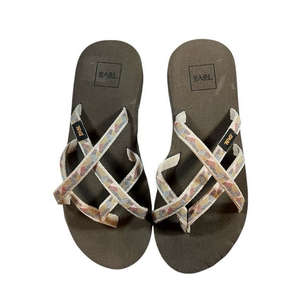 Teva Sandals with Patterned Straps - Picture 1 of 5